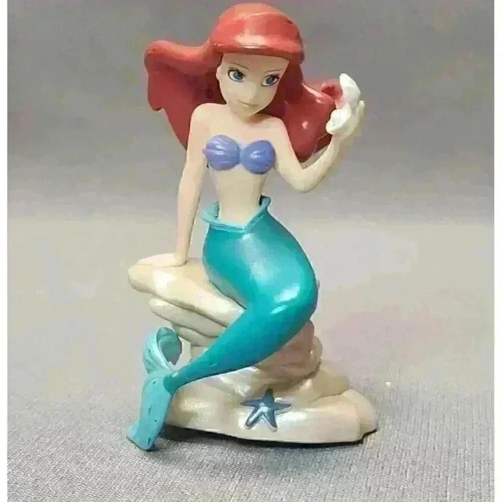 Disney Princess Figurines Rapunzel, Ariel & Frozen Anna Toys Dolls Cake Toppers - Picture 7 of 9